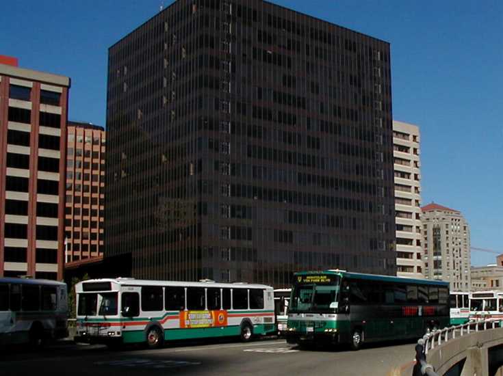 AC Transit MCI 102DLA3 & Gillig Phantom